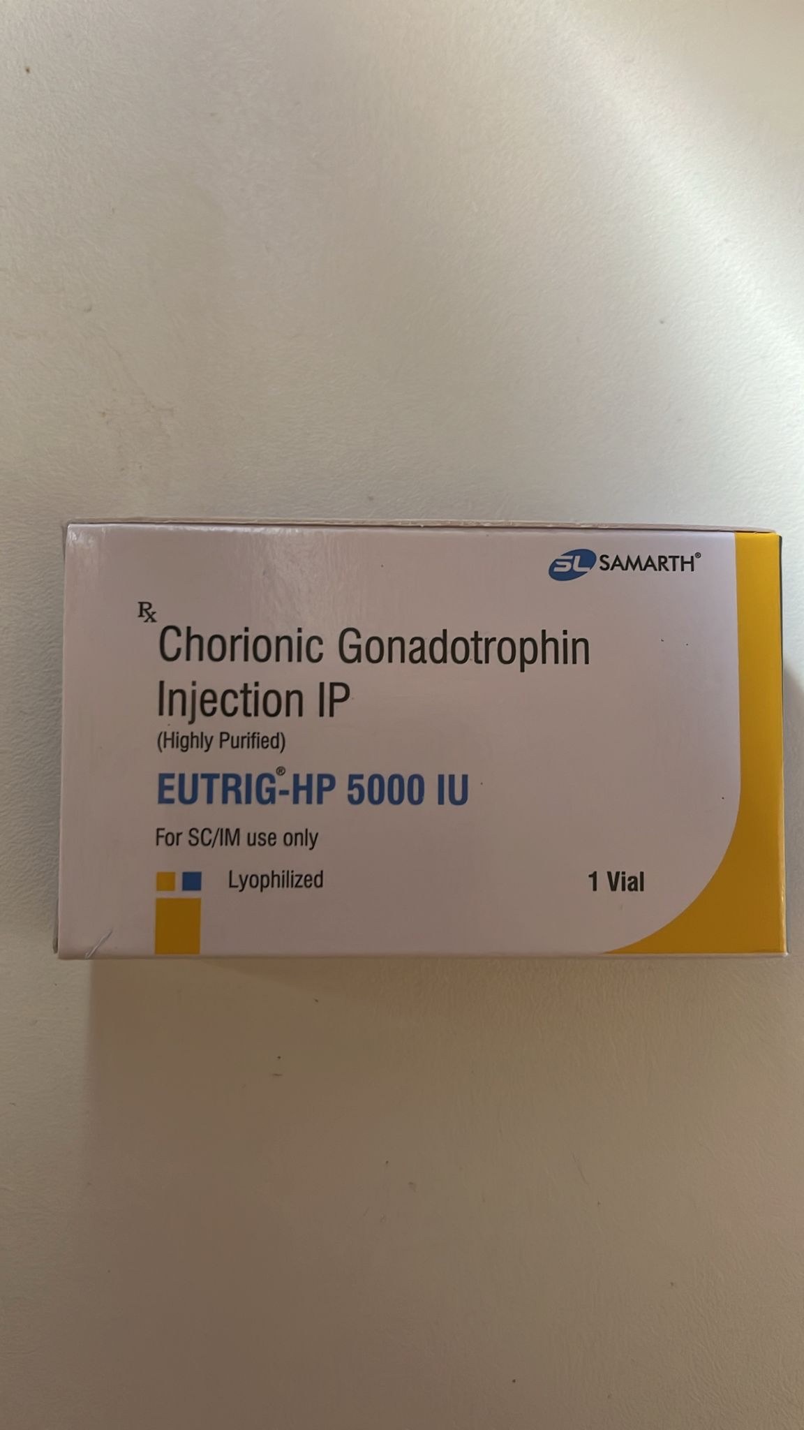 HCG 5000iu Vial